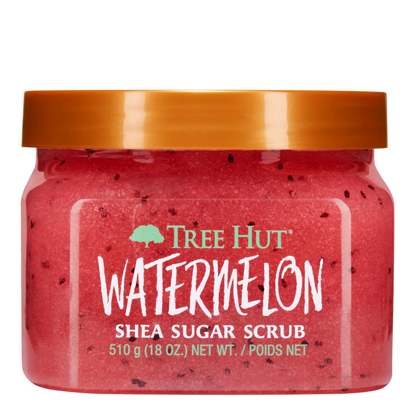 Tree Hut Watermelon Shea Sugar Scrub, 18 oz, Ultra Hydrating and Exfoliating Scrub for Nourishing Essential Body Care