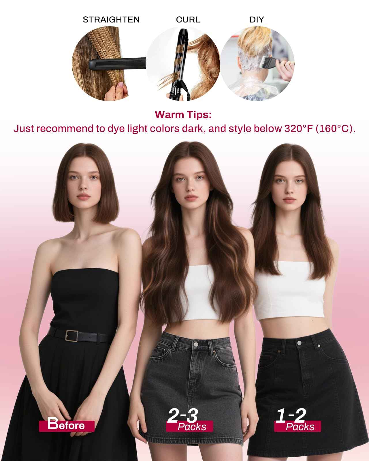 Moresoo Clip in Hair Extensions Blonde Short Human Hair Clip in Extensions Highlights Dark Ash Blonde With Medium Blonde Double Weft for Women Straight 80g/5pcs 10 inch