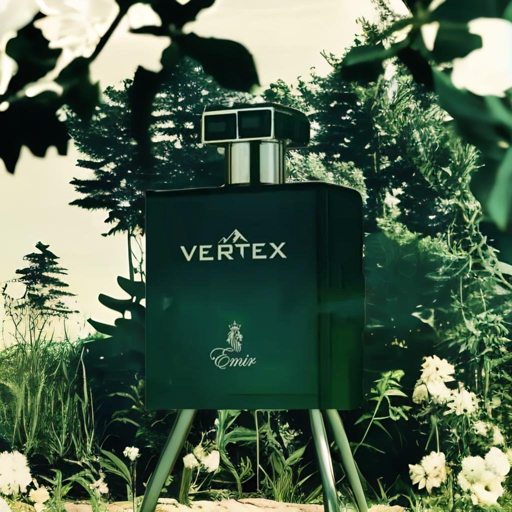 Paris Corner | Vertex Emir Unisex Fragrance 3.4 Fl Oz | A Fruity Perfume for Men and Women with Invigorating Notes of Orange, Bergamot | Sophisticated Blend of Pineapple and Jasmine