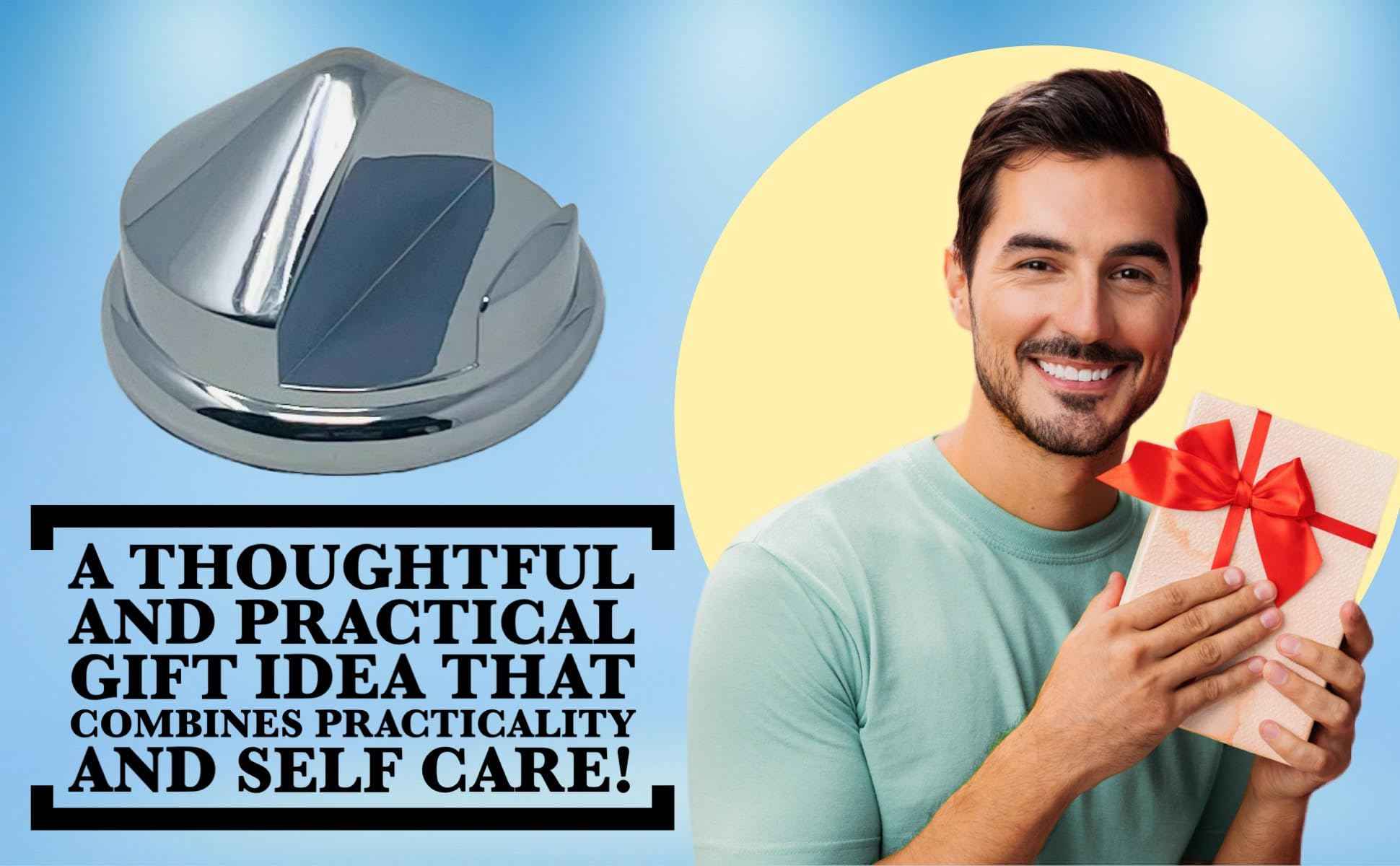 G.B.S Heavy Duty Chrome Base Shaving Razor Stand