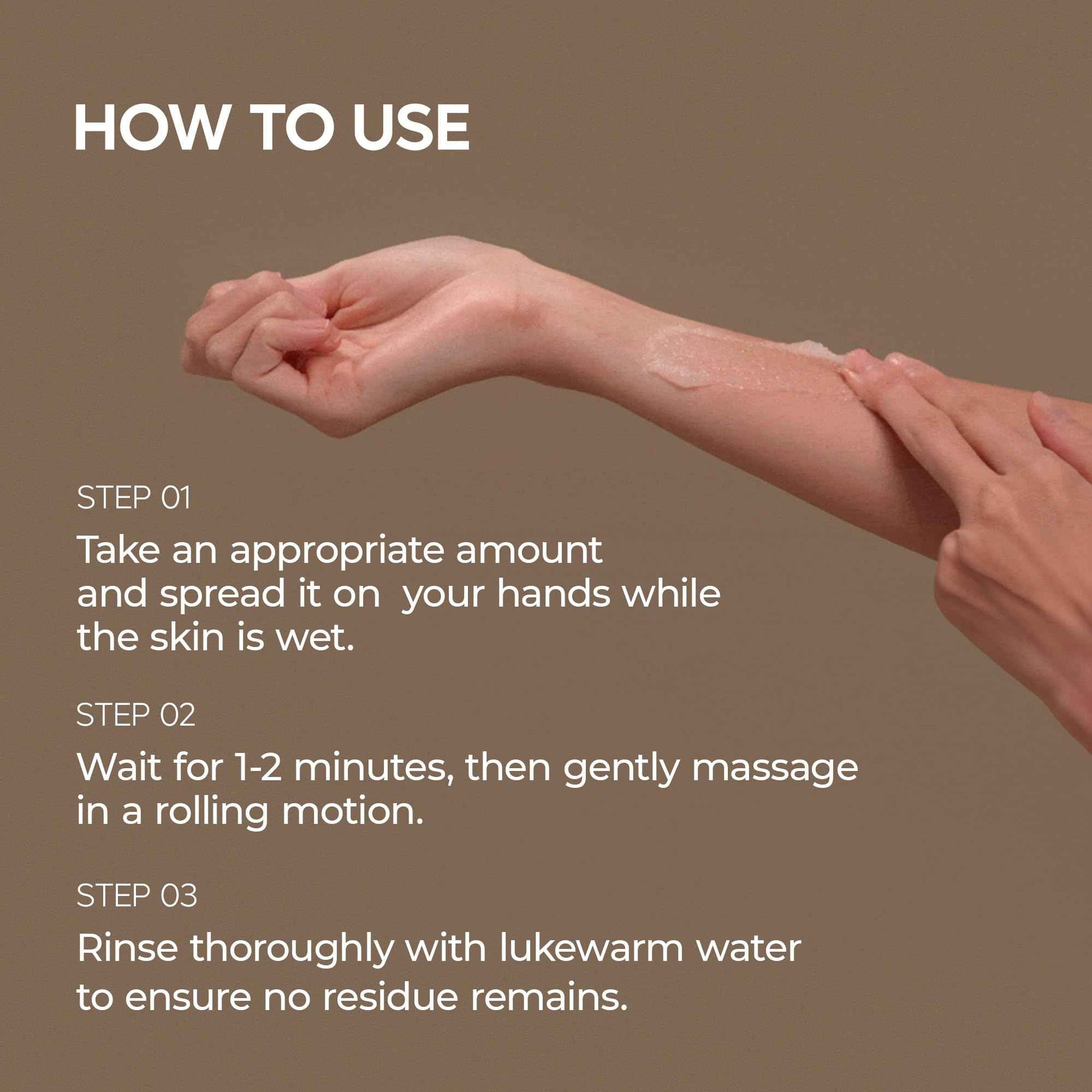 Dr.Melaxin Guerande Sea Salt Perfume Exfoliating Body Scrub for Smooth Skin Body, Amber & Vanilla Scent