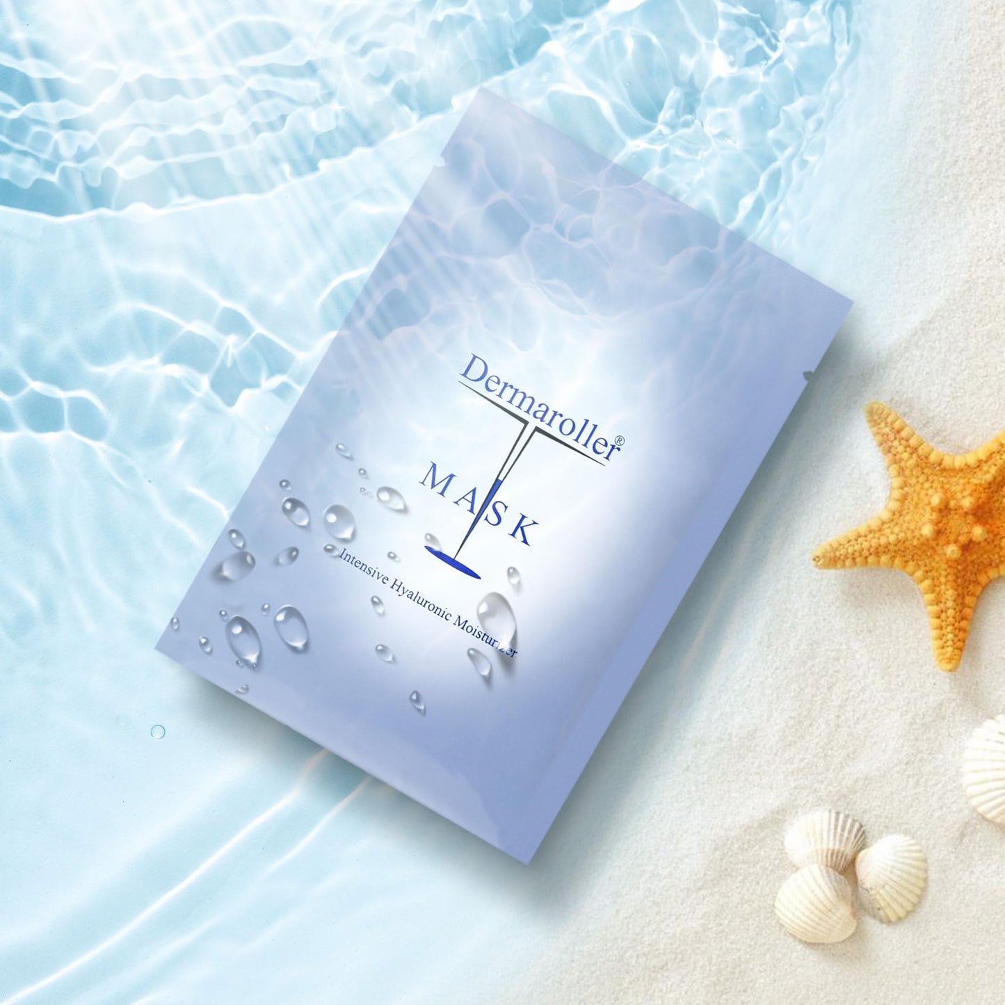 Dermaroller, Silk Face Masks Intensive Hyaluronic Acid Moisturizer with Matriyxl 3000 Tocopherol Boost Collagen Hydrate Dry Skin Reduce Fine Lines Wrinkles SingleUse Masks (Pack, 10.00)