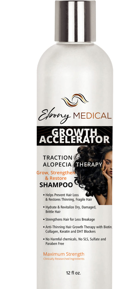 Alopecia Areata Treatment Hair Loss Shampoo - Amazing Hair Growth Product Helps with Thinning Hair, Alopecia Treatment & Receding Hairlines - 12 fl oz