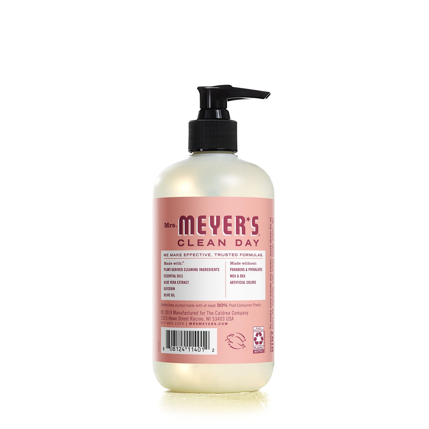 Mrs. Meyer's Clean Day Liquid Hand Soap Rose 12.5 Fl Oz (Pack of 3)