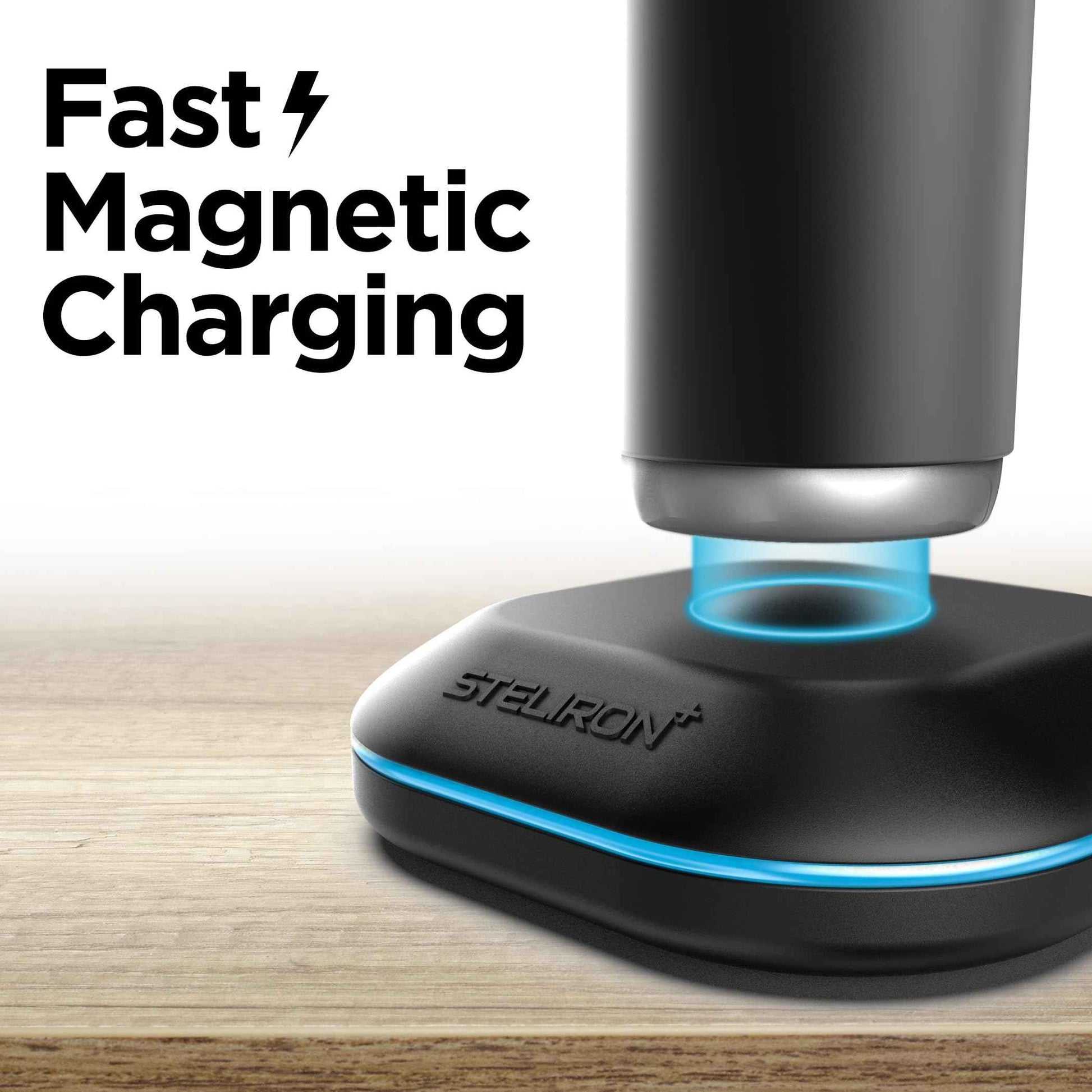 Charger Replacement for OralB iO Electric Toothbrush (Series 7,8, 9,10) Magnetic Charging Base - Travel Friendly, USB Powered, Black (Single)