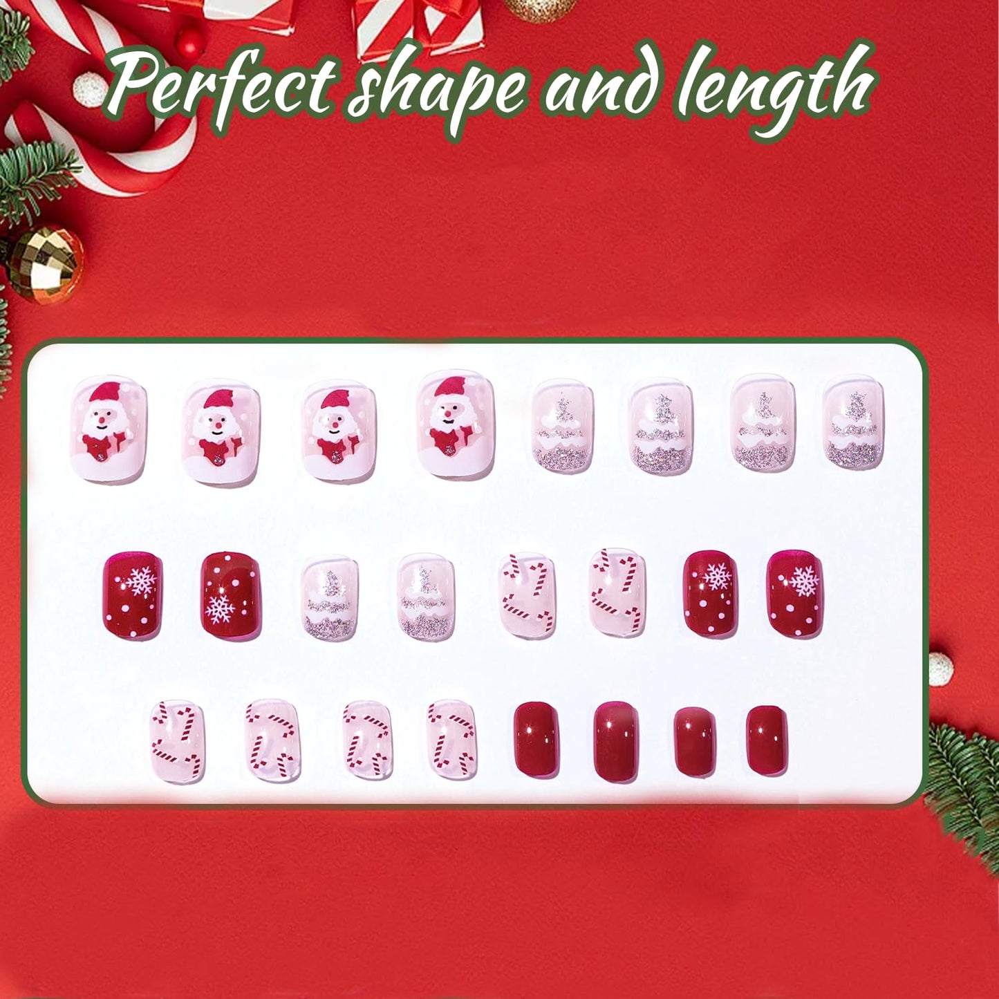 GreatStyler Short Coffin Fake Nails Tips 100pcs False Nails Matte Full Cover Soft Gel Nail tips for Home DIY Nail Salon (Pink&Heart)