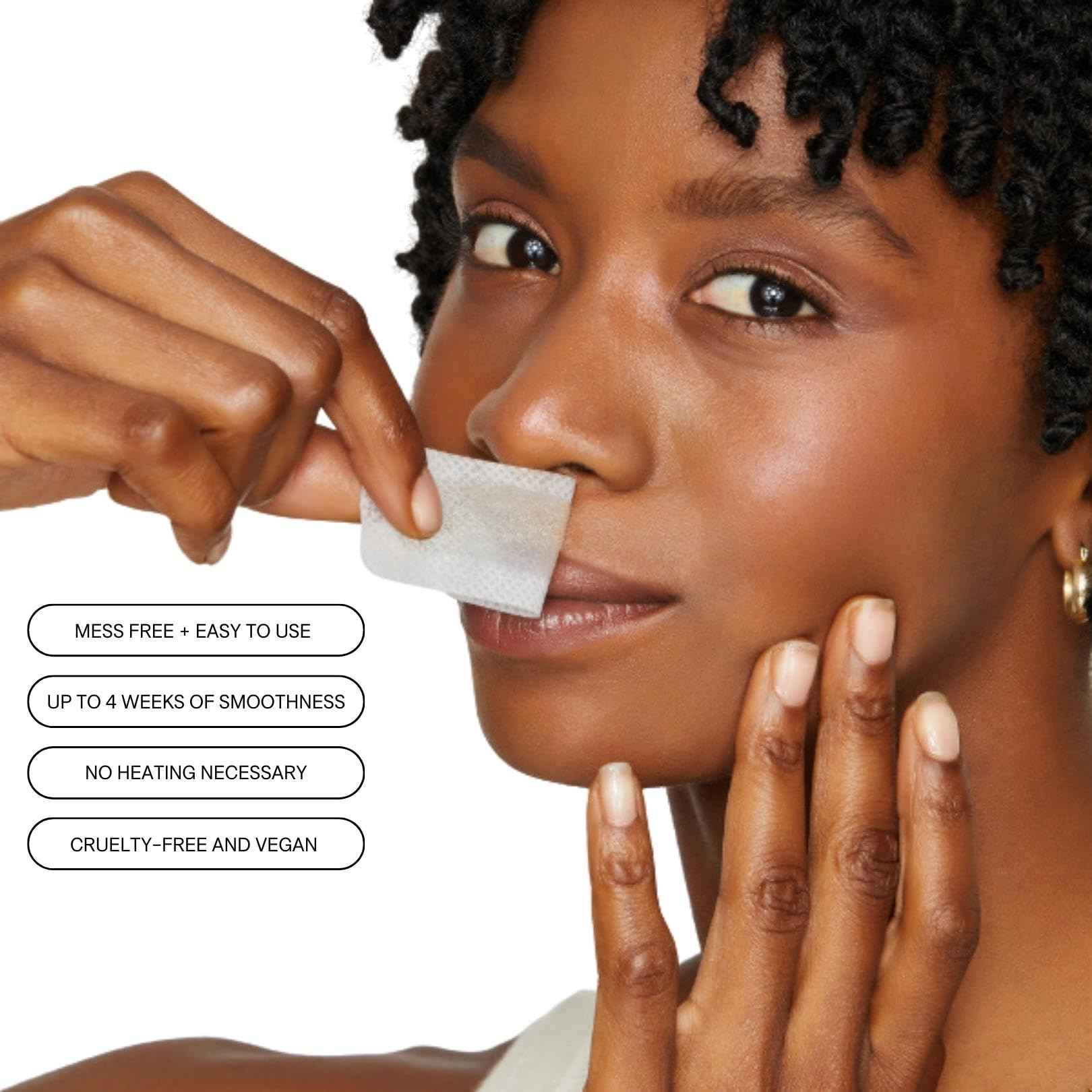 No Mo-Stache Portable Lip Wax Kit 24 ct (2 Pack Bundle)