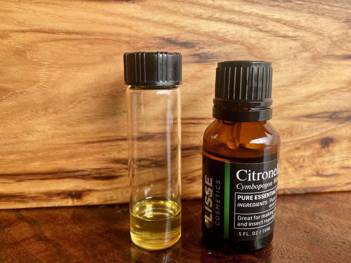 Lisse Citronella 100% Pure Essential Oil - Batch Tested & Third Party Verified - Premium Quality You Can Trust (0.5 Fl Oz)