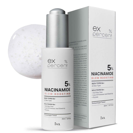I'VEL EX.PERCENT Ampoule (NIACINAMIDE 5% Wrinkle improvement, Moisturizing, Skin tone improvement)