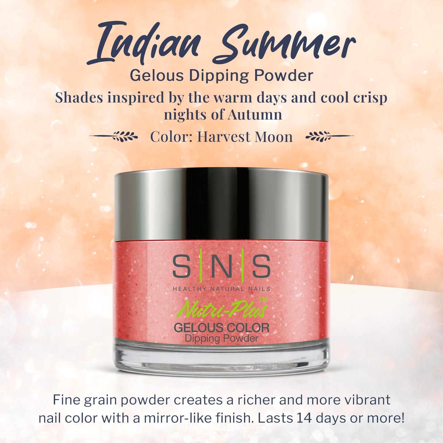 SNS Nails Dipping Powder Gelous Color - Indian Summer Collection - IS22-1oz