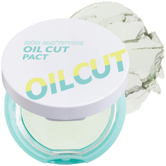 I'm Meme Compact - Oil Cut Pact | Valentines Day, Gift, Puff Included, Skin Mattifying, Oil Control, Sebum Absorbing, Pressed Powder, 0.34 Oz