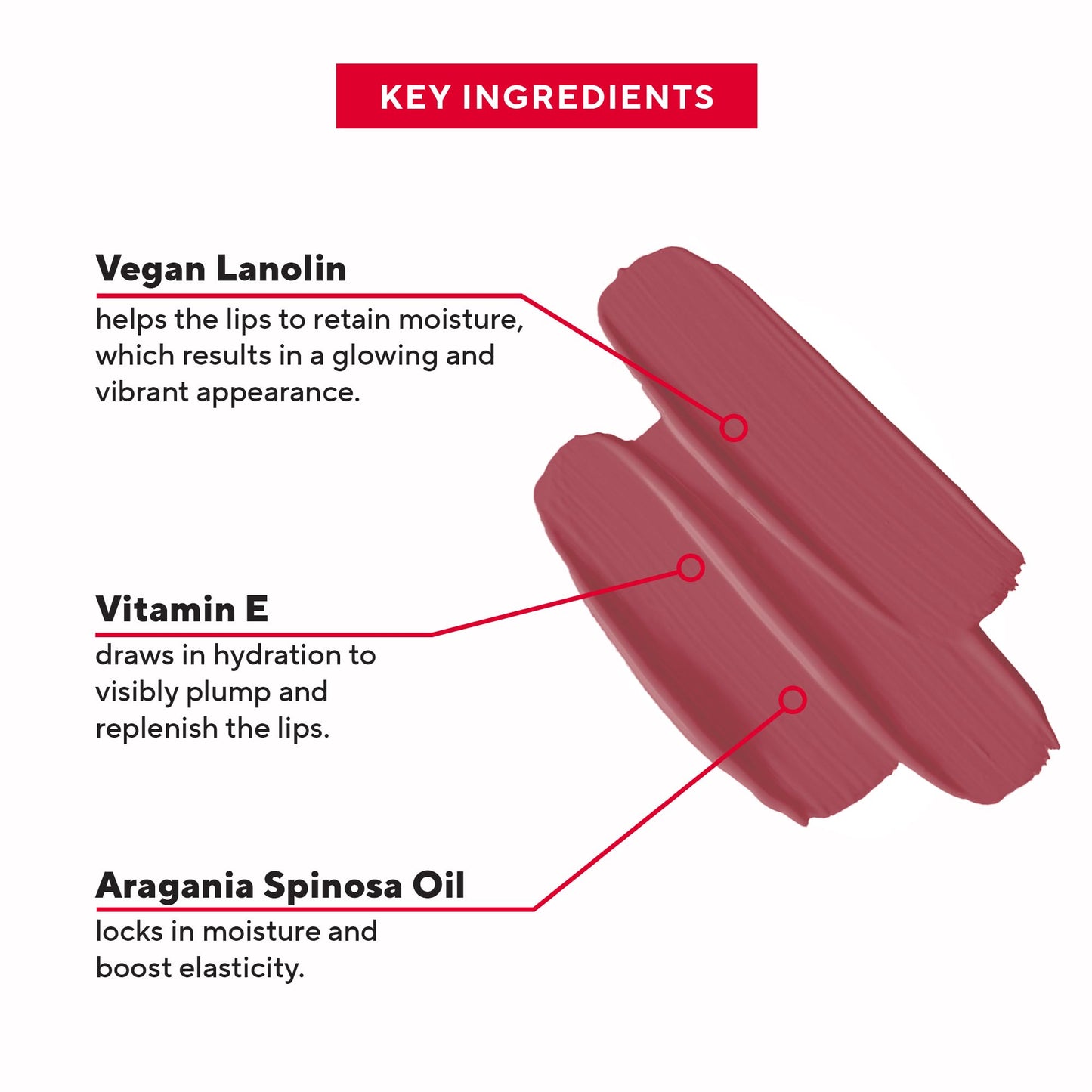 Mirabella Sealed with a Kiss Full Coverage Moisturizing Lipstick, Richly Pigmented, Ultra Creamy, Hydrating and Mineral-Based Lip Color with Antioxidant Vitamin E in Matte & Shine Shades