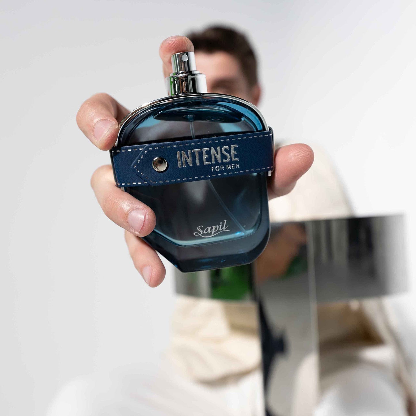 Sapil Intense Aromatic Spicy Men's Eau de Toilette with Lemon, Ginger & Vetiver – Long-Lasting, Bold & Masculine Fragrance for All Seasons & Occasions (100ml / 3.4oz)