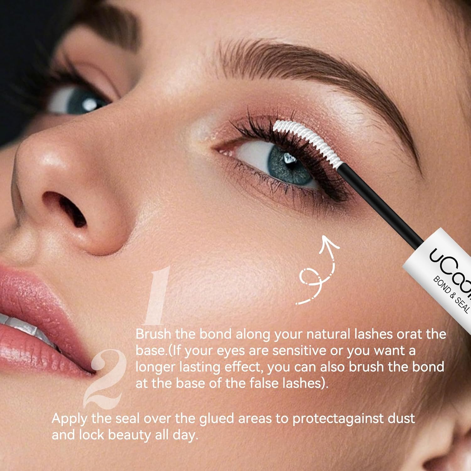 Lash Glue Remover 5ML uCoolMe for Lash Clusters Lash Bond Remover - Gentle Formula Eyelash Glue Remover for Sensitive Eyes