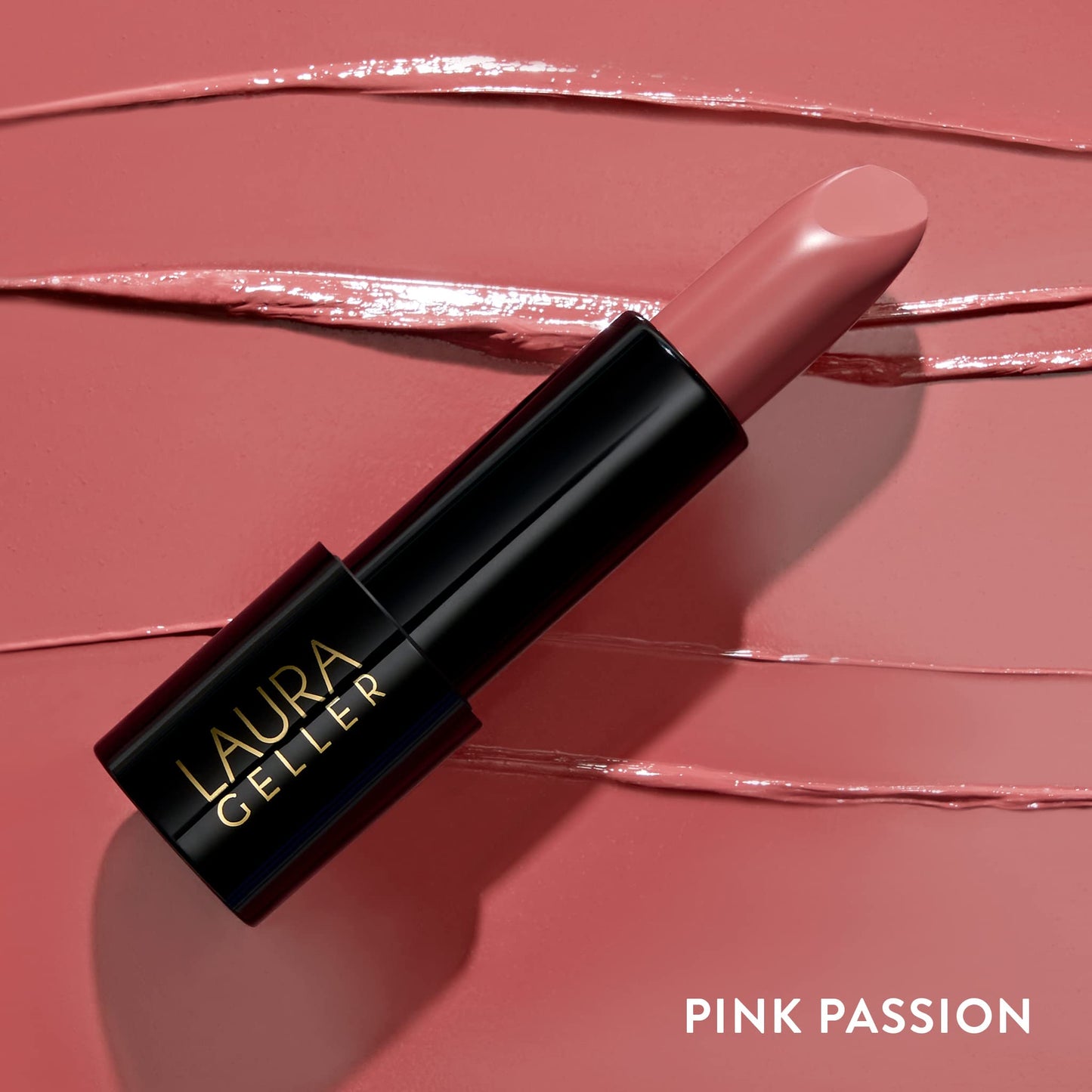 LAURA GELLER NEW YORK Modern Classic Lipstick - Pink Passion - Ultra-Rich Color - Luxurious and Lightweight - Cream Finish