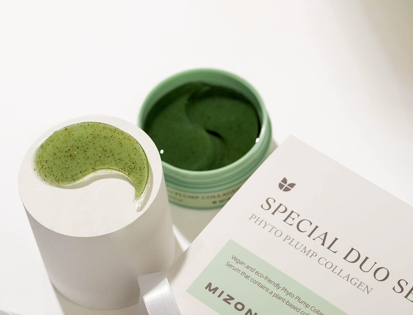 MIZON Phyto Plump Collagen Special Duo Set - Phyto Plump Eye Gel Patch & Serum Vegan Formula