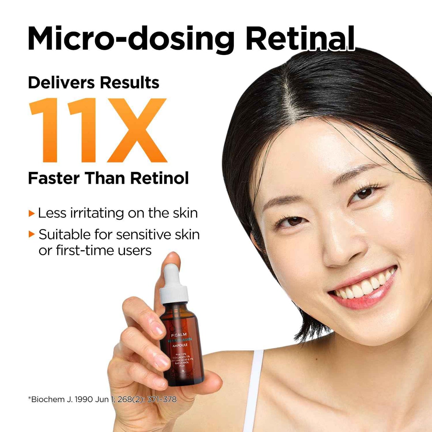 P.CALM Blackhead Removing & Pore Minimizing Duo | Holi Basil Cleansing Oil with Retinolagen Serum | Vegan Korean Skincare