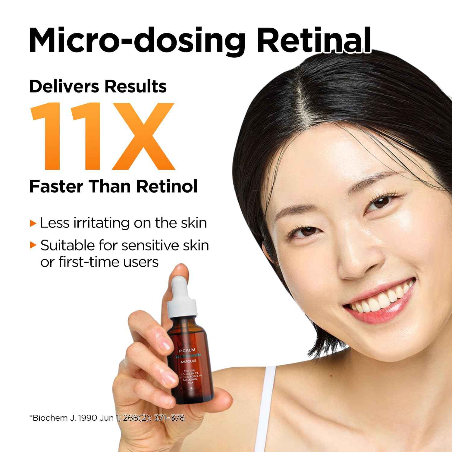 P.CALM Blackhead Removing & Pore Minimizing Duo | Holi Basil Cleansing Oil with Retinolagen Serum | Vegan Korean Skincare