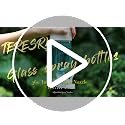 TERESRY 2 Pack White 360° Glass Spray Bottles with Silicone Sleeve, Adjustable Nozzle