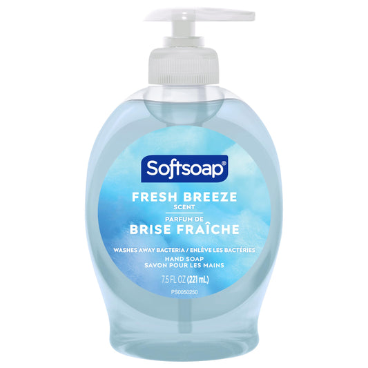 Softsoap Liquid Hand Soap, Fresh Breeze - 7.5 Fl Oz (Pack of 6)