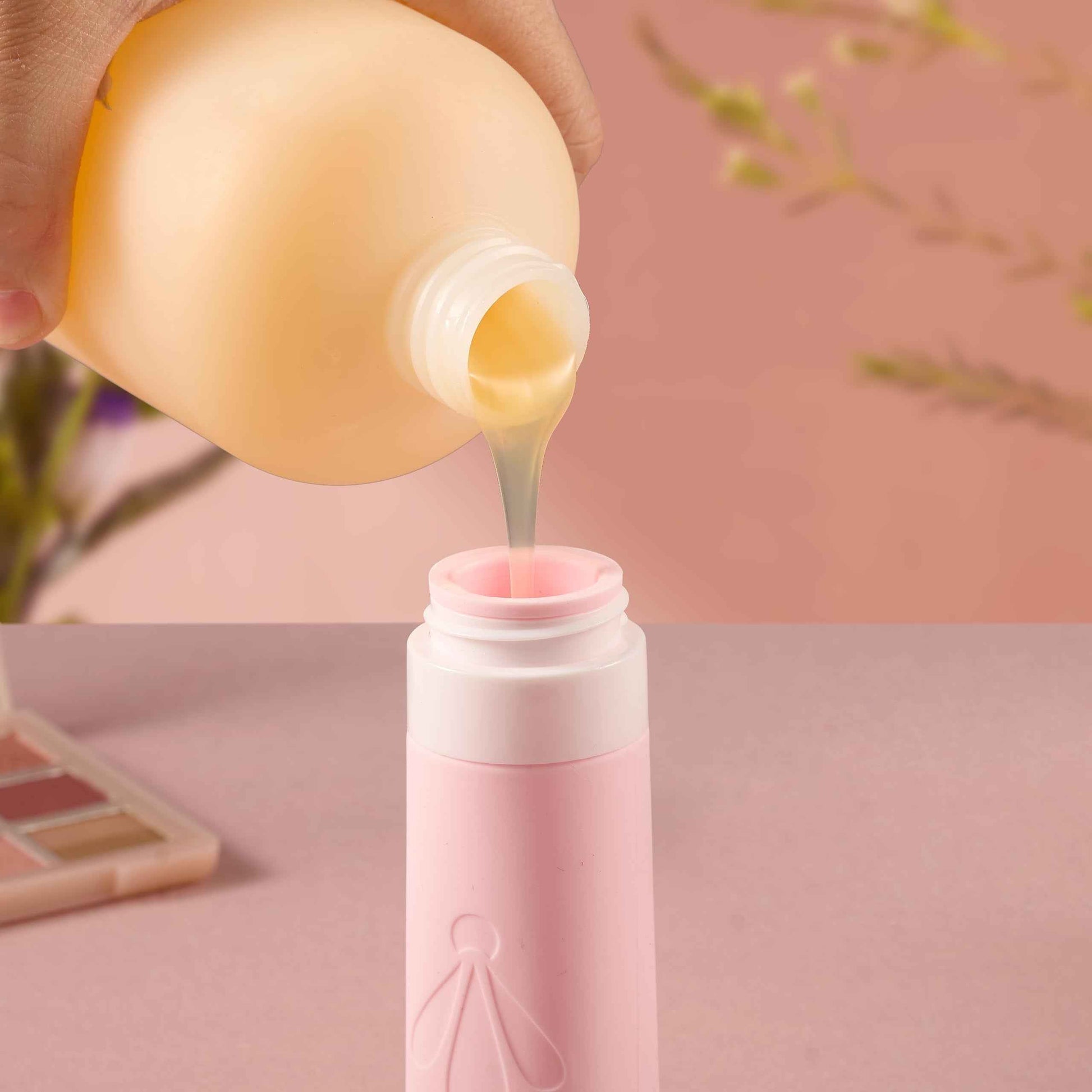 INSFIT Travel Bottles for Toiletries, TSA Approved 3oz Travel Size Containers, BPA Free Leak Proof Squeezable Silicone Tubes for Shampoo Conditioner Lotion Soap with Labels