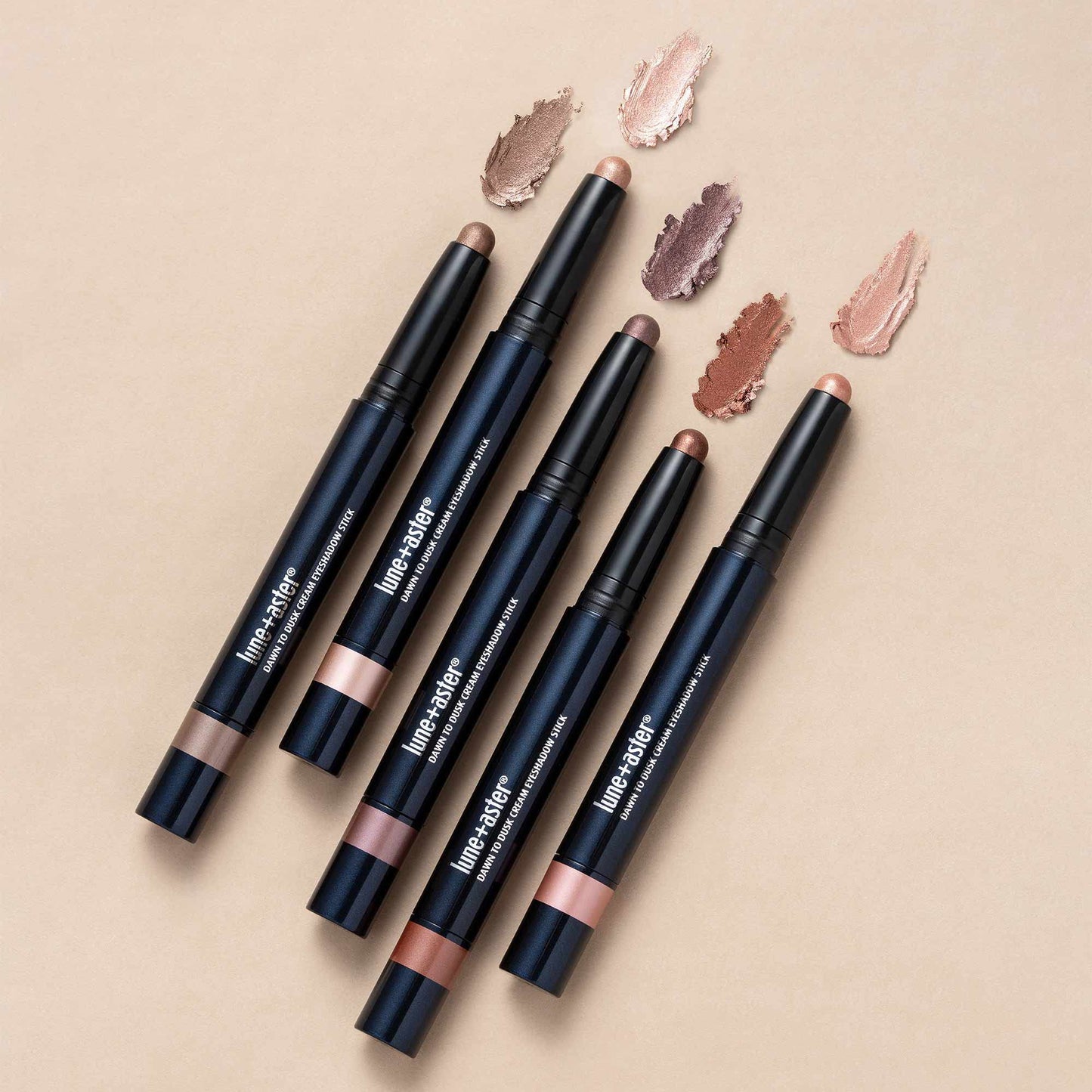 Lune+Aster Dawn to Dusk Cream Shimmer Eyeshadow Stick - Dusty Plum - Richly pigmented cream eyeshadow sticks deliver long-lasting color that defines and highlights eyes.