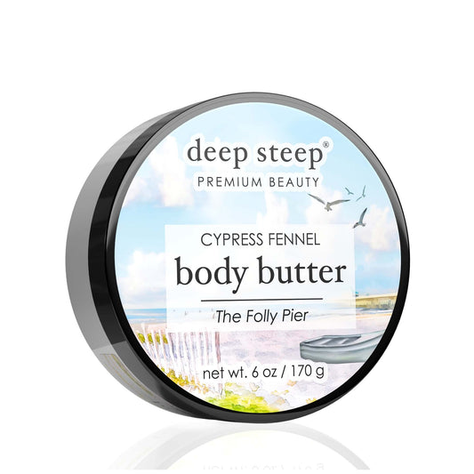 Deep Steep Body Butter, 6oz (Cypress Fennel)