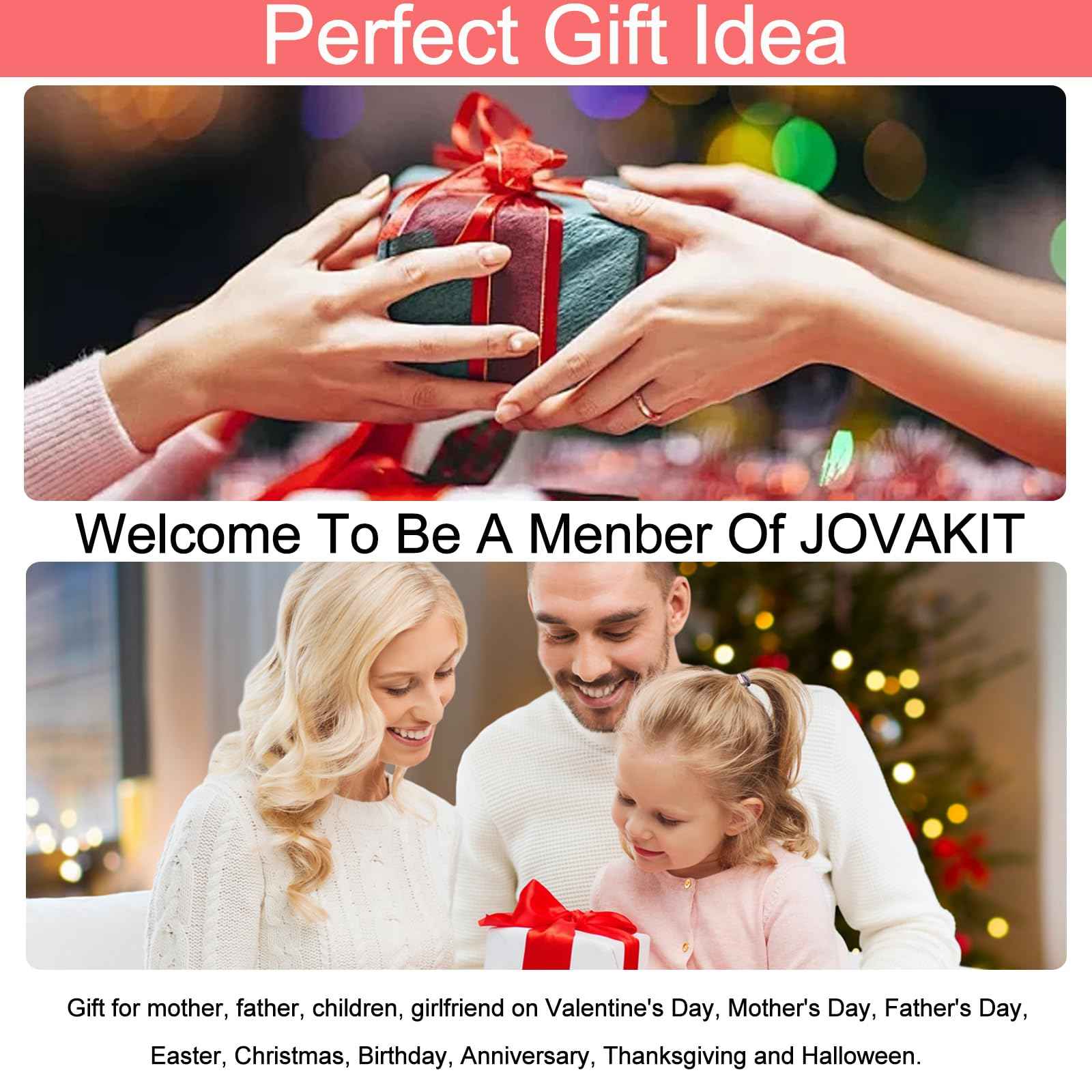 JOVAKIT Cubic Shaped Quilted Makeup Bag Cosmetic Bag for Women, Floral Coquette Cotton Cube Travel Makeup Case Zipper Make Up Pouch, Travel Storage Organizer (Pink Bowknot)