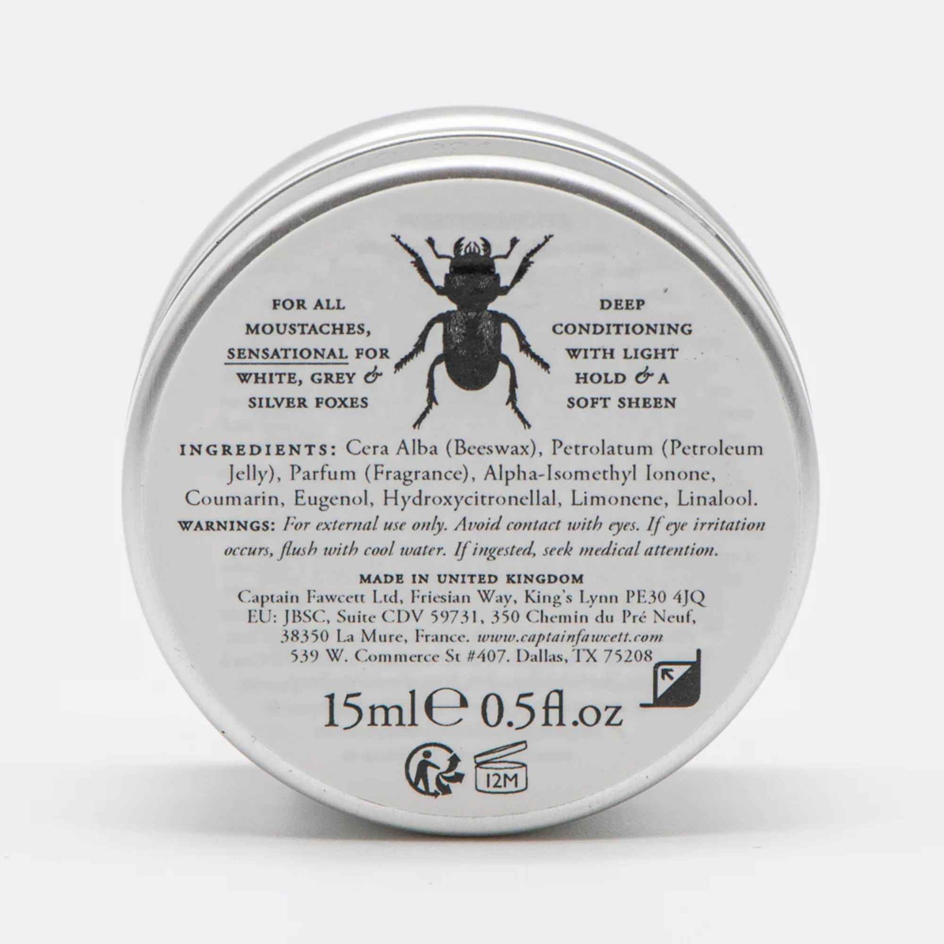 CAPTAIN FAWCETT Bianco Classico Moustache Wax 15ml