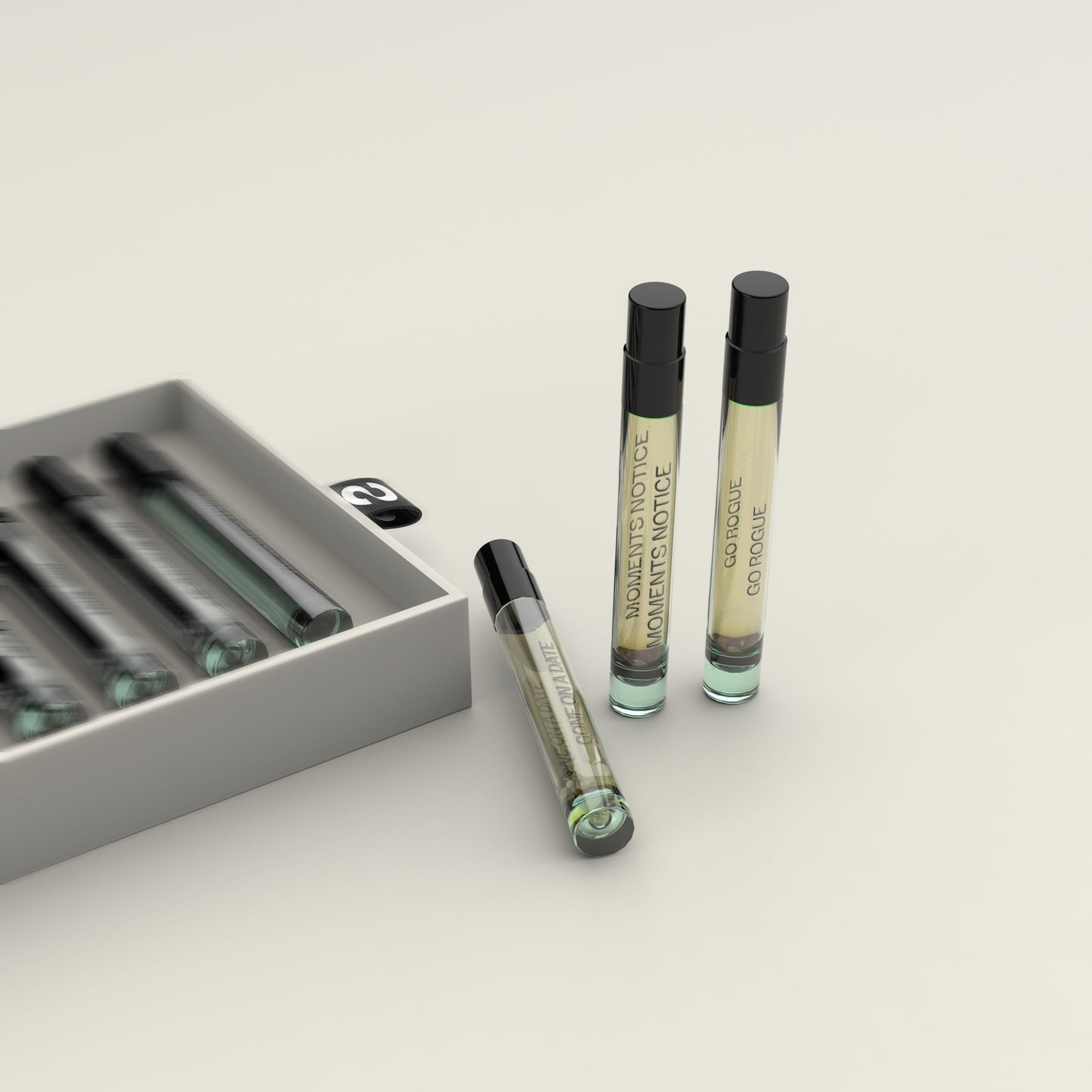 Unscripted Discovery Set - Mini Perfumes for Women and Men - Travel Size Perfume Spray Vials with Vanilla, Lavender, Sandalwood, Leather - 12 pc