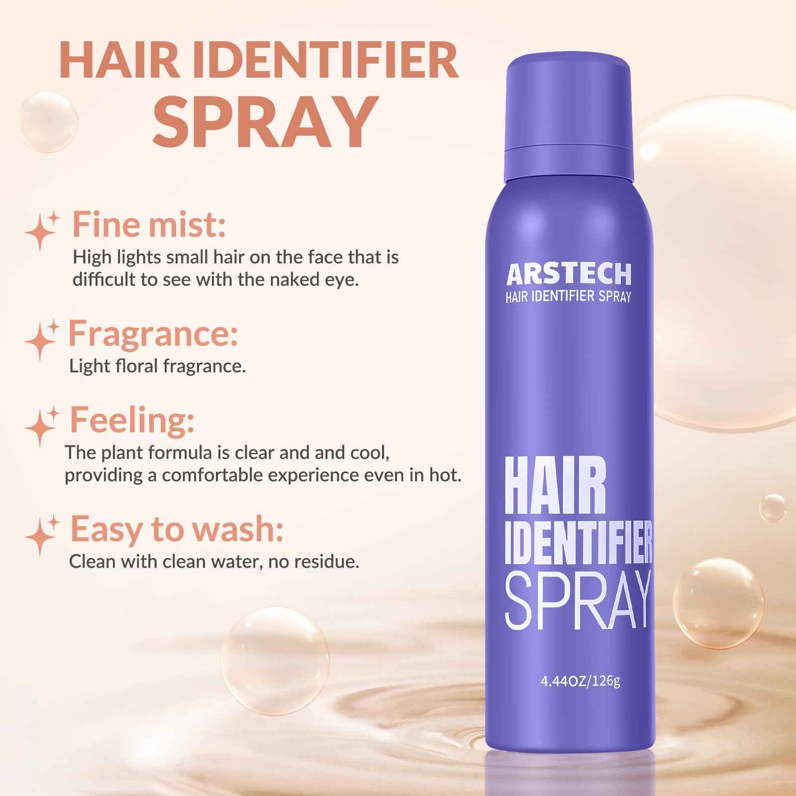 Dermaplane Razor for Women Face Hair Identifier Spray for Face Shaving Dermaplaning Tool Skin Body Dermaplaning Spray for Women with 16 Facial Razor Face Shaver Kit Facial Hair Removal (Purple 4 Pack)