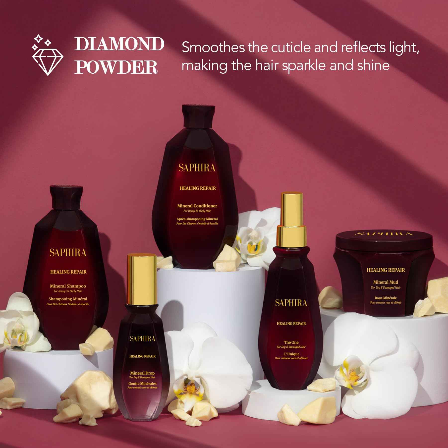 Saphira Healing Repair Mineral Mud 3oz / 90ml