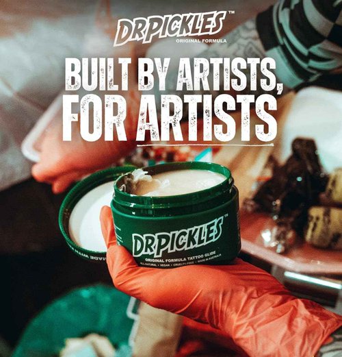 Dr Pickles Original Formula Tattoo Glide, Anti-Imflammatory, Skin Nourishing, Smooth Gliding - 5.3 oz / 150g