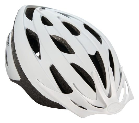 Schwinn Thrasher Bike Helmet for Adult Men Women Age 14+ with Suggested Fit 58-62cm, Lightweight with Adjustable Side and Chin Strap, No Light, White