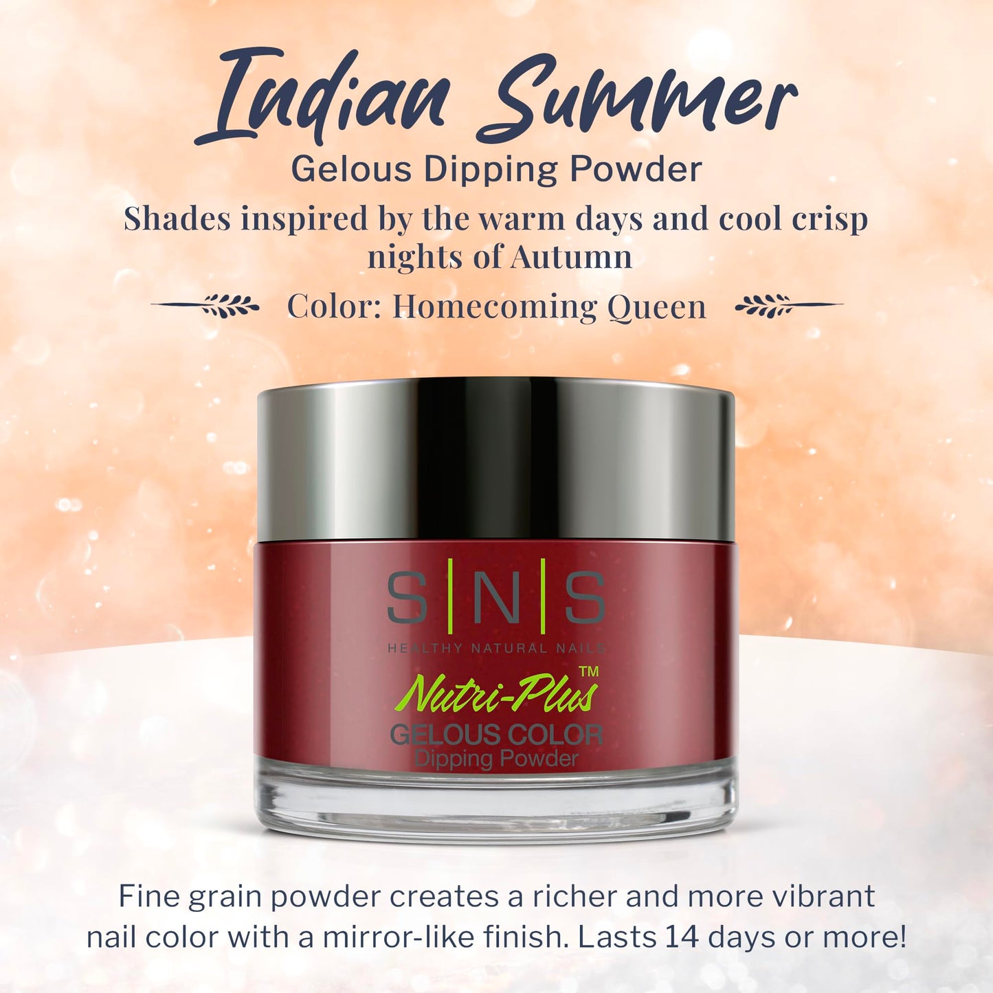 SNS Nails Dipping Powder Gelous Color - Indian Summer Collection - IS6 (IS06) - 1oz