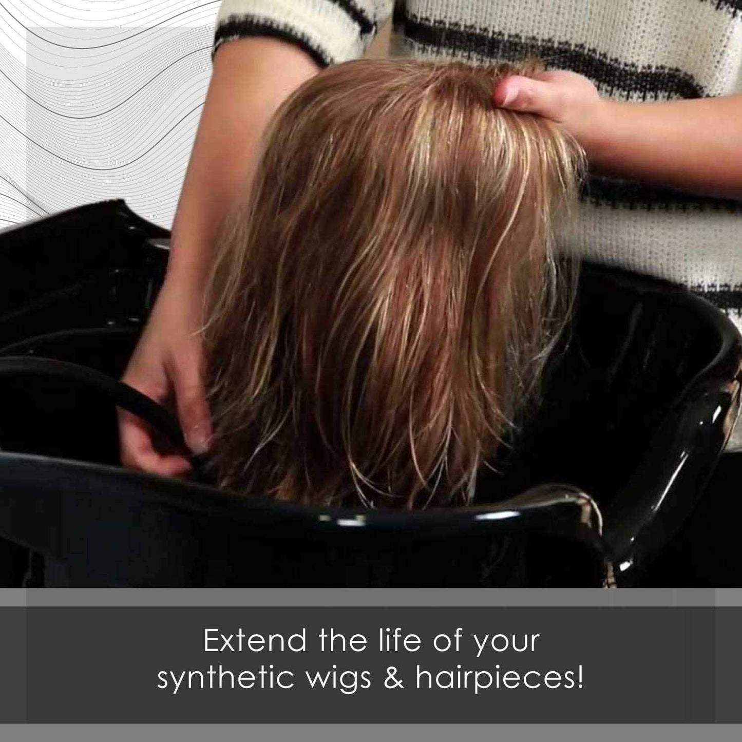 Jon Renau Synthetic Hair Shampoo & Conditioner - Shampoo & Conditioner Set With Wide Tooth Comb