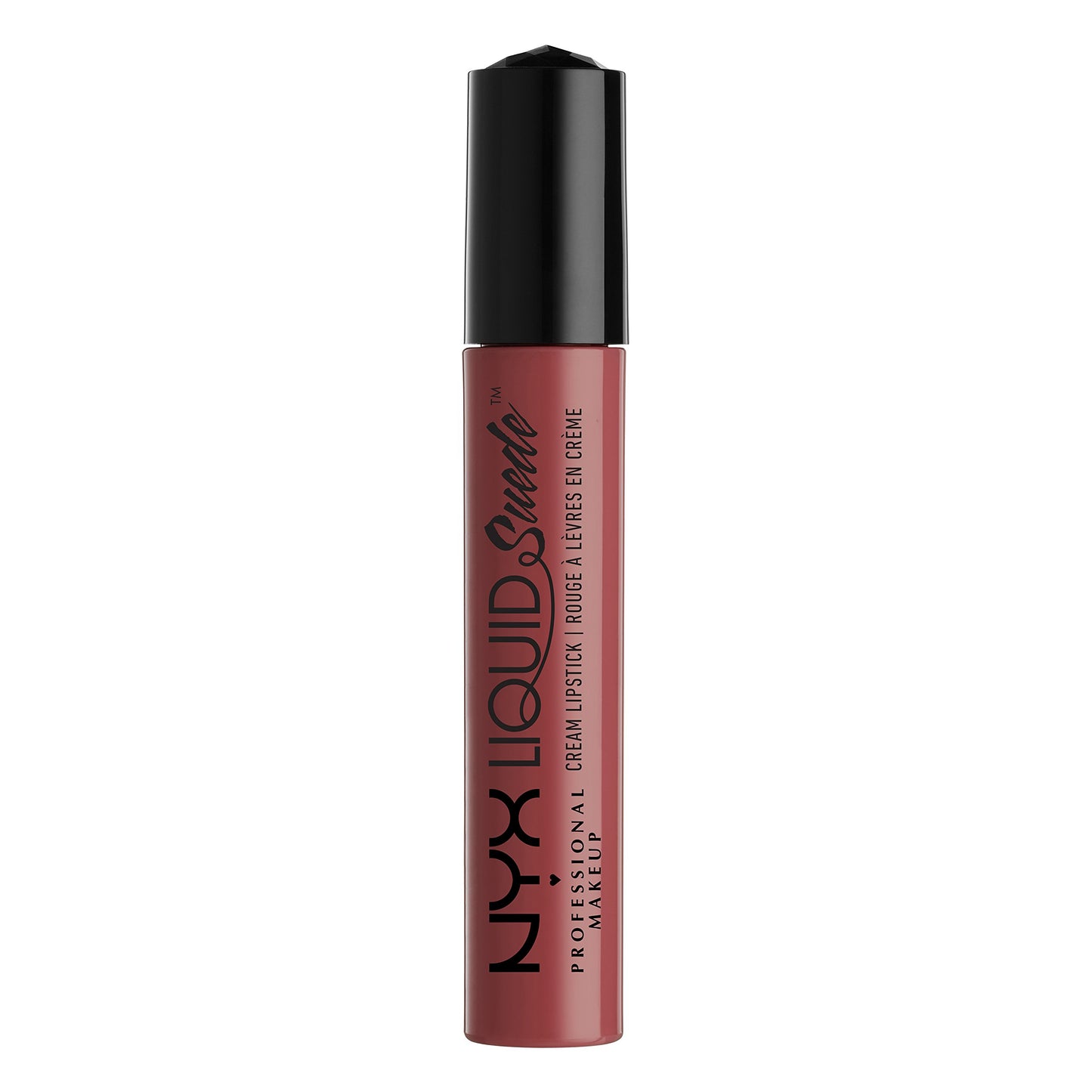 NYX PROFESSIONAL MAKEUP Liquid Suede Cream Lipstick - Soft Spoken (Pink With Light Gold Iridescence)