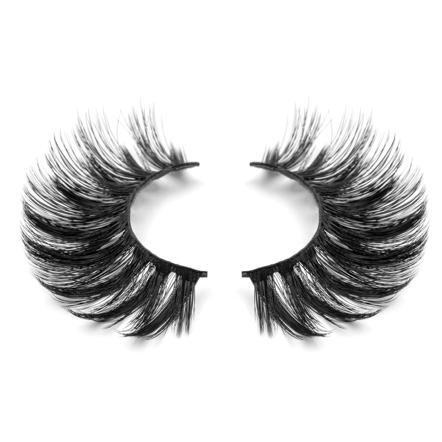 DYSILK Eyelashes Russian Strip Lashes - False Eyelashes Natural 10 Pairs 6D Lashes Pack Mink Eyelashes Wispy Fluffy Reusable Cat Eye Lashes Fake Eyelashes Lashes Natural Look | 17mm