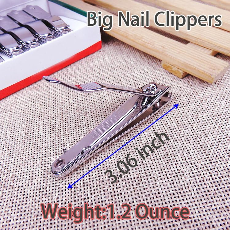 Nail Clippers Set - Stainless Steel Fingernail and Toenail Cutters for Men Women Travel