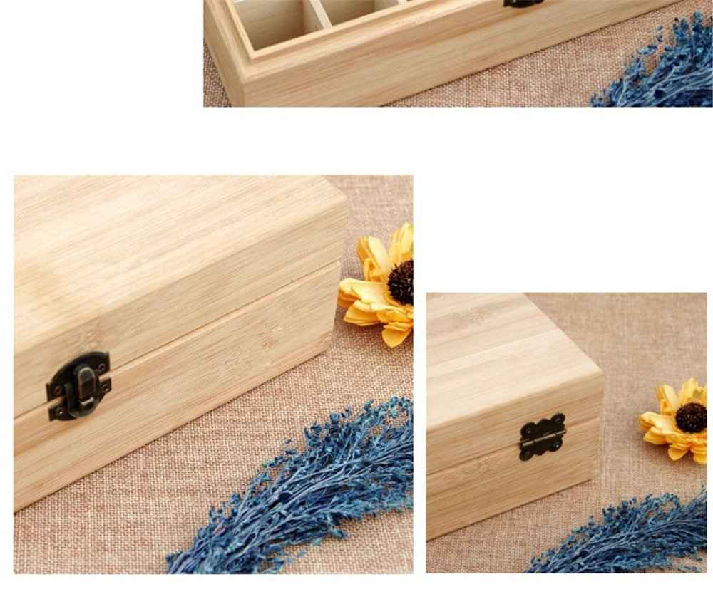 FantasyDay Essential Oil Storage Box Case,Essential Oil Storage Tier,Wooden Organizer Holds 36 Bottles 5 mL, 10 mL and 15mL Sizes,for Travel, Presentation, Nail Polish