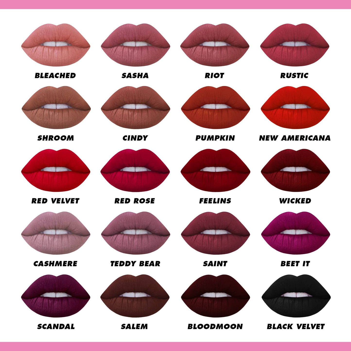 Lime Crime Velvetines Liquid Matte Lipstick, Rustic (Earthy Red) - Bold, Long Lasting Shades & Lip Lining - Stellar Color & High Comfort for All-Day Wear - Talc-Free & Paraben-Free