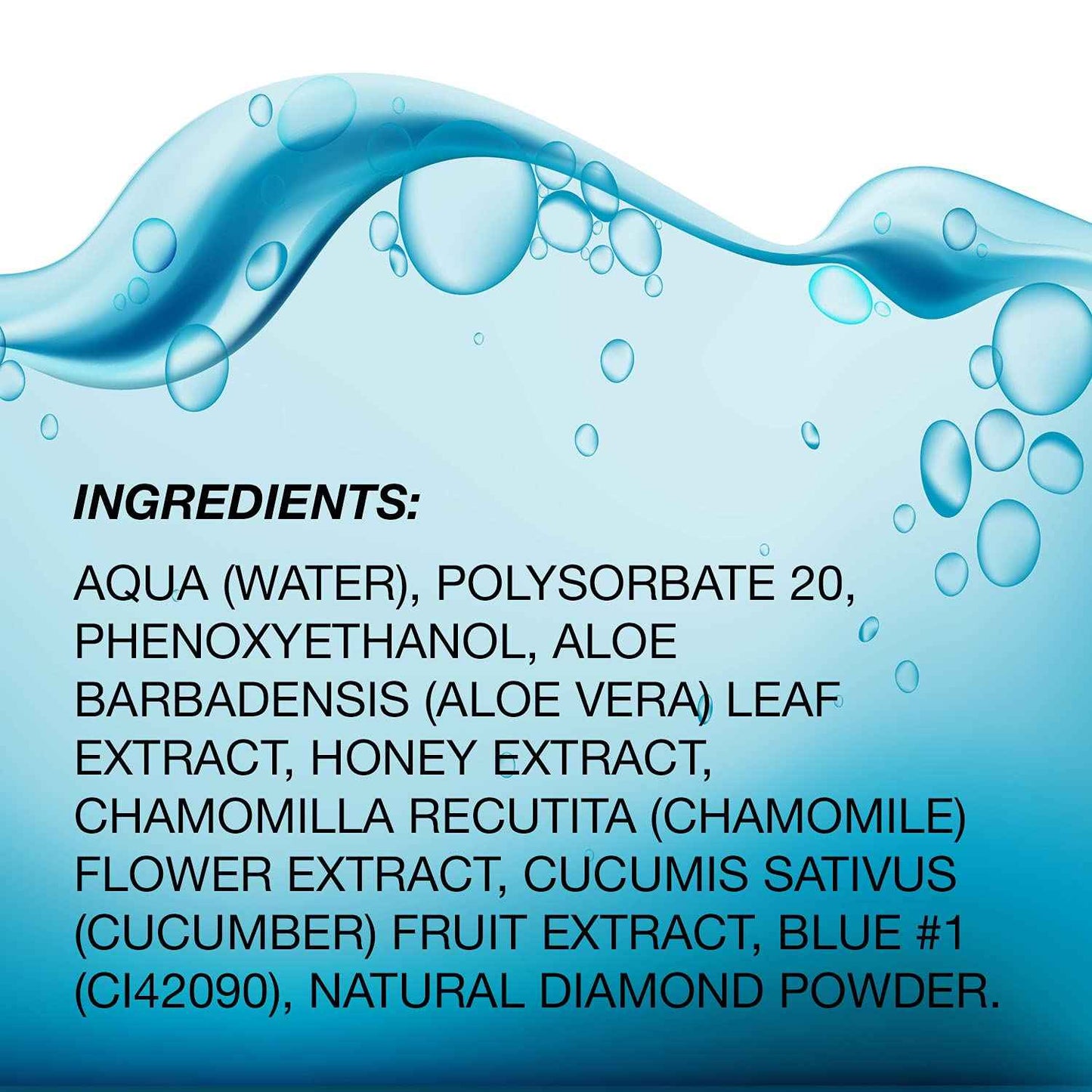 Bellapierre Precious Sapphires Diamond-Infused Pore Refining Tonique | All Natural Toner Gently Removes Makeup & Residue | Chamomile, Honey, & Cucumber Extracts for Soothing Refreshment - 150ml