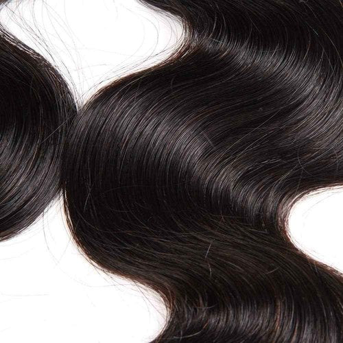 Body Wave Frontal 13 x 4 HD Transparent Lace Frontals With Bangs Baby Hair 100% Remy Human Hair 150% Density Natural Color (13x4 Lace Frontal-Body Wave, 14 Inch)