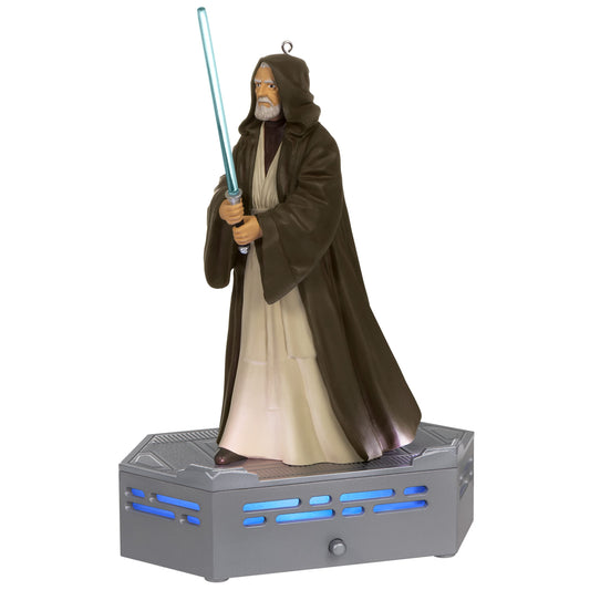 Hallmark Keepsake Christmas Ornament 2022, Star Wars: A New Hope Collection Obi-Wan Kenobi, Light and Sound