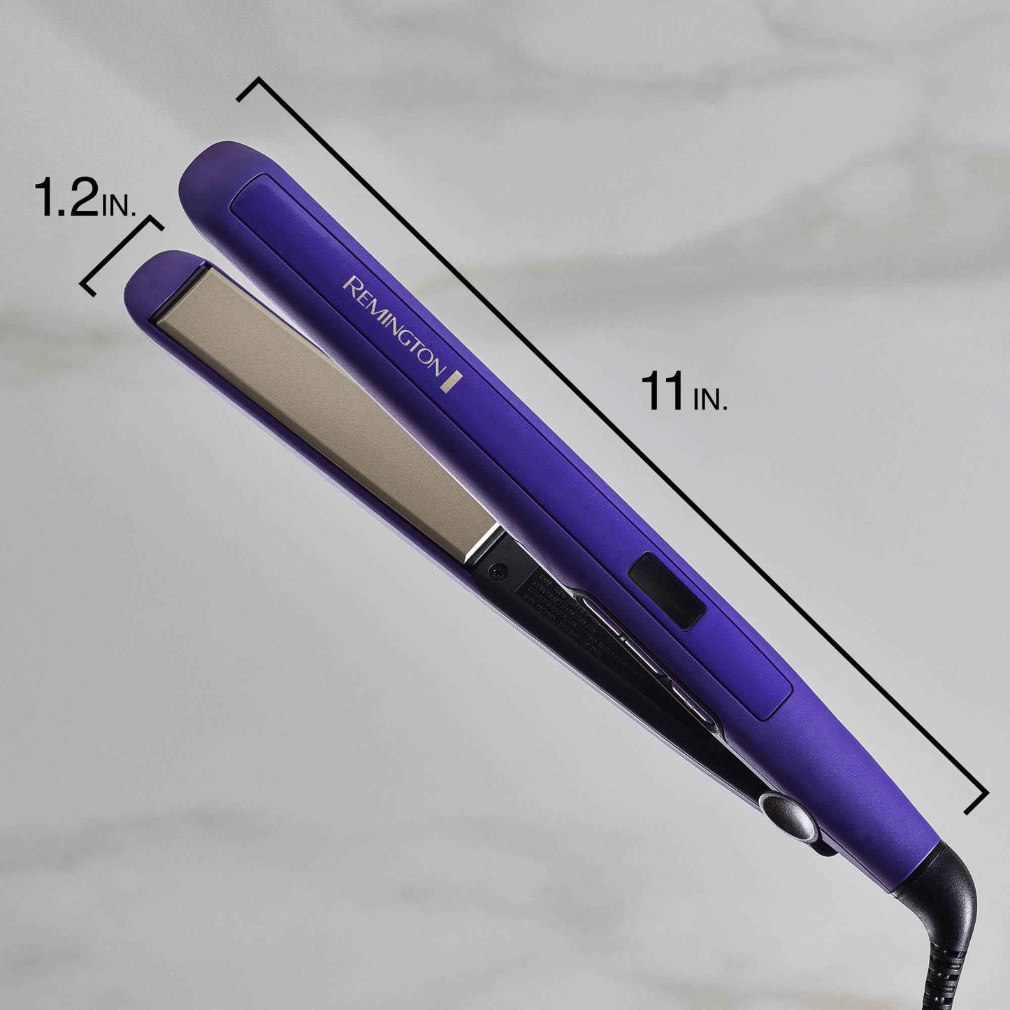 Remington 1" Flat Iron, Hair Straightener with Anti-Static Technology, 30-Second Heat Up & 60 Minute Auto Shut-Off, 30% Longer Ceramic Floating Plates, Titanium + Ceramic Coating
