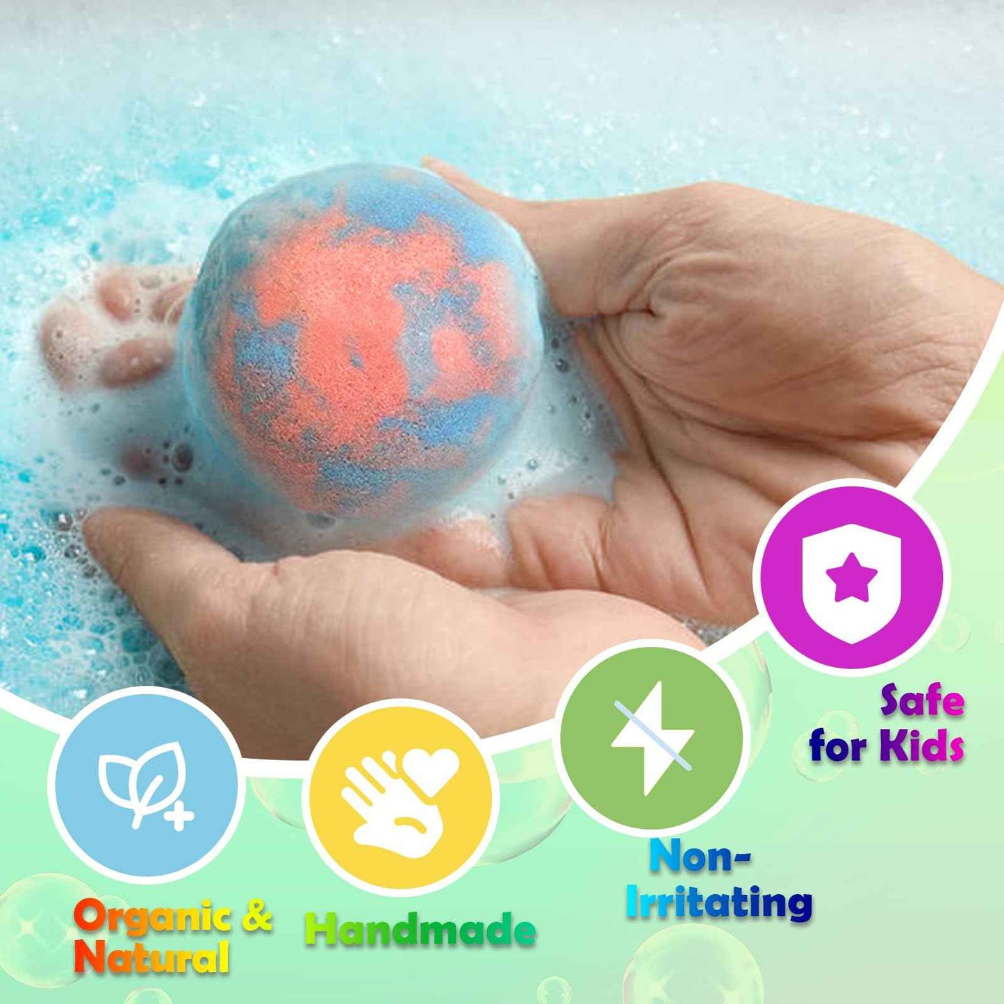 Bath Bombs for Kids with Surprise Inside, 20 Pack Kids Bath Bombs with Puppy Dolls Inside, Safe Handmade Bubble Bath Fizzies Bomb, Ideal Birthday Christmas Easter Egg Gift Set