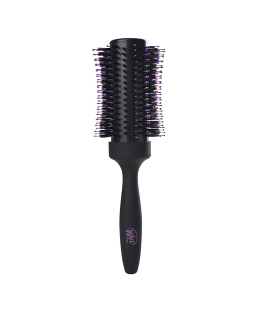 Wet Brush Volumizing Round Brush for Fine to Medium Hair - Salon Blow-Out, Less Pain & Breakage, Lightweight Boar Bristle Detangles & Removes Knots
