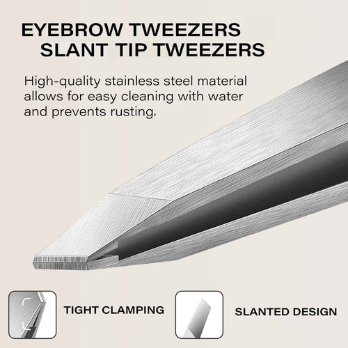 4-in-1 Eyebrow Grooming Set, Travel Brow Set, Japanese Blades Precision Eyebrow Razors W/Tweezer & Trimmer Scissor and Brow Brush, Professional Eyebrow Trimmers for Women, Travel Bag Included