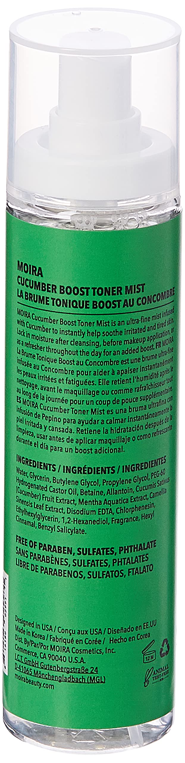 Cucumber Boost Toner Mist