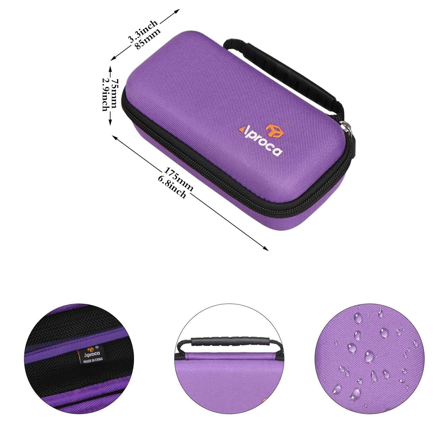 Aproca Hard Travel Storage Case, for Wahl Pure Confidence Rechargeable Electric Trimmer and Accessories